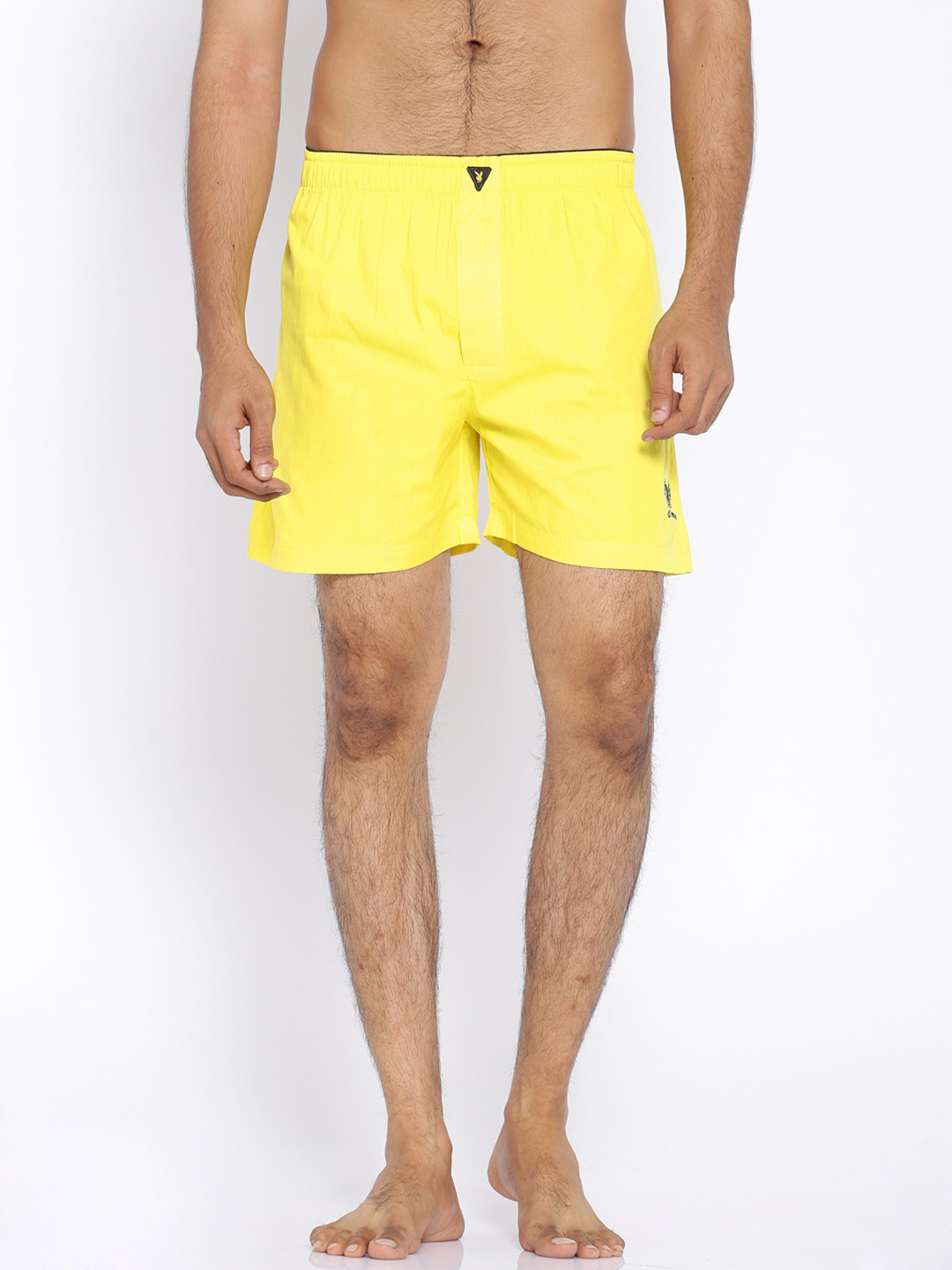 Buy Playboy Yellow Pure Cotton Boxers LW17 Boxers for Men 1391335