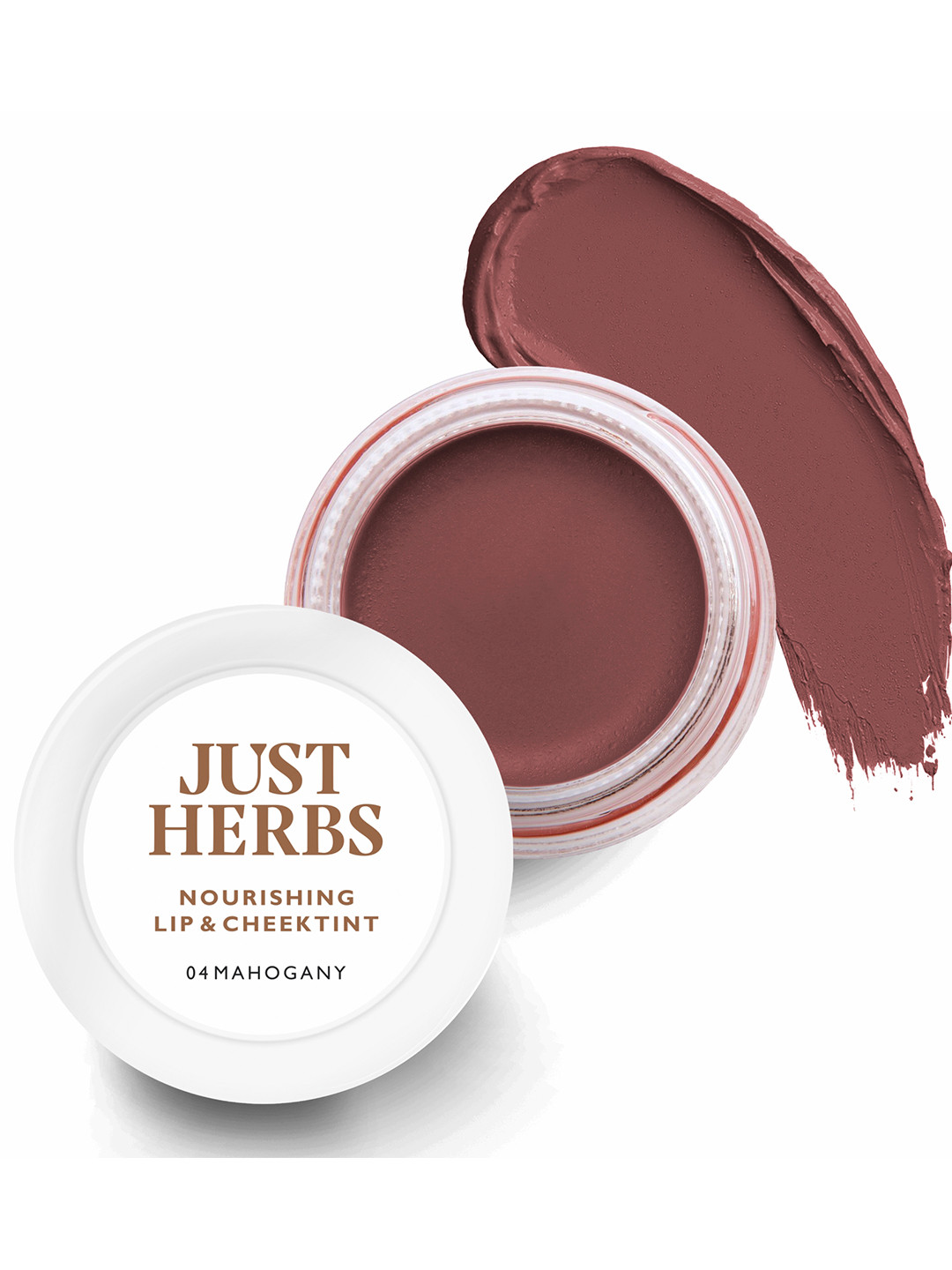 Buy Just Herbs Women Lip And Cheek Tint And Blush 04 Mahogany 4 G