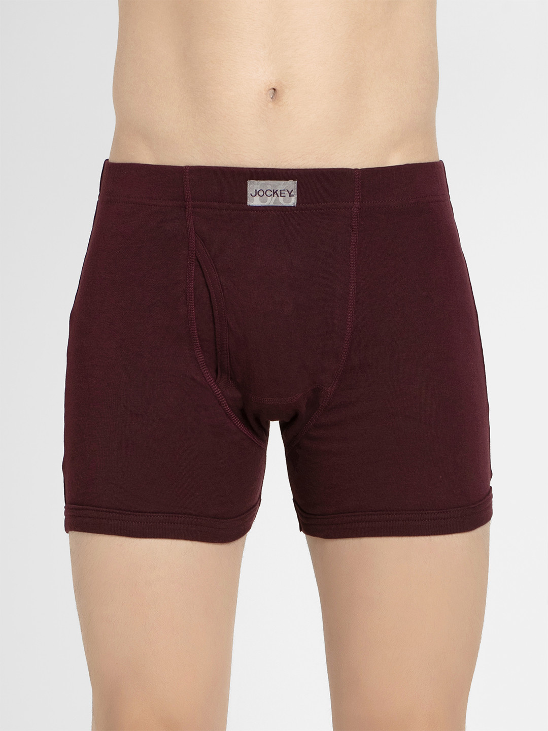 Buy Jockey Men Burgundy Solid Trunks 8008 0101 Trunk for Men 13925660