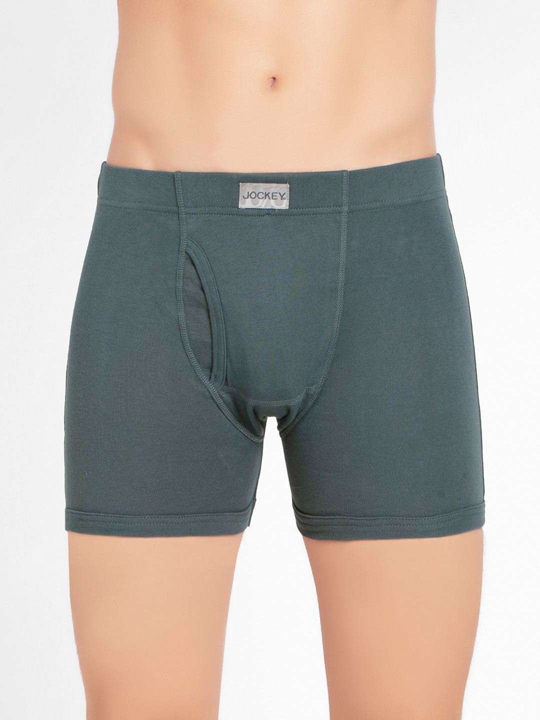 Buy Jockey Men Grey Solid Trunks 8008 0101 DPSLT Trunk for Men