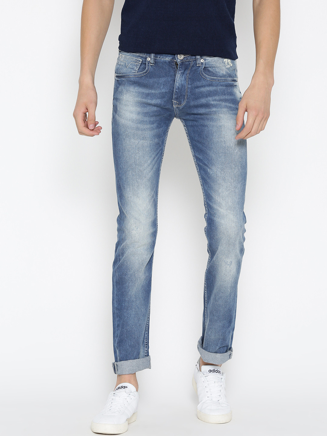 Pepe Jeans Blue Cotton Men's Track Pant main image 1