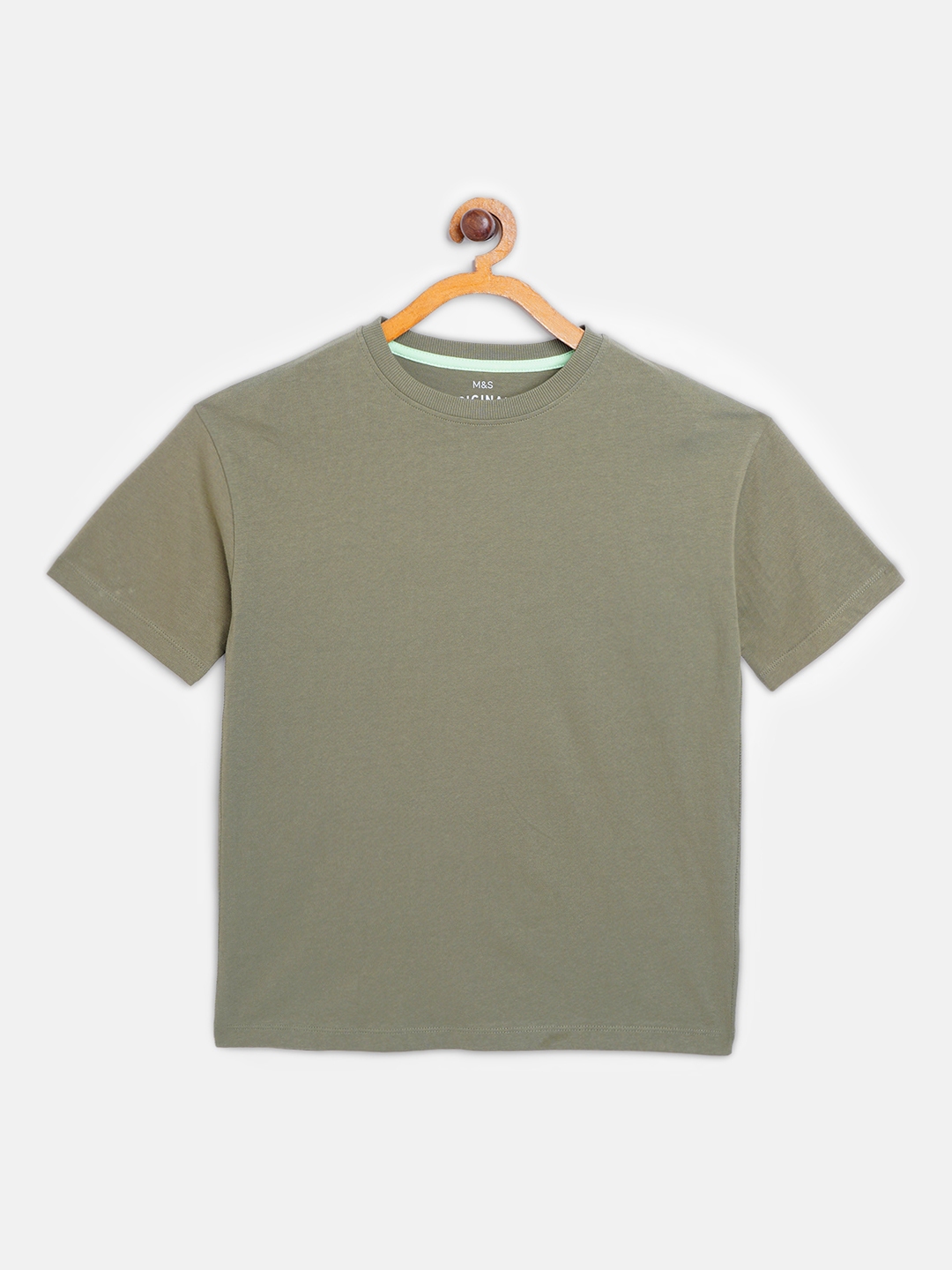 marks and spencer green t shirt