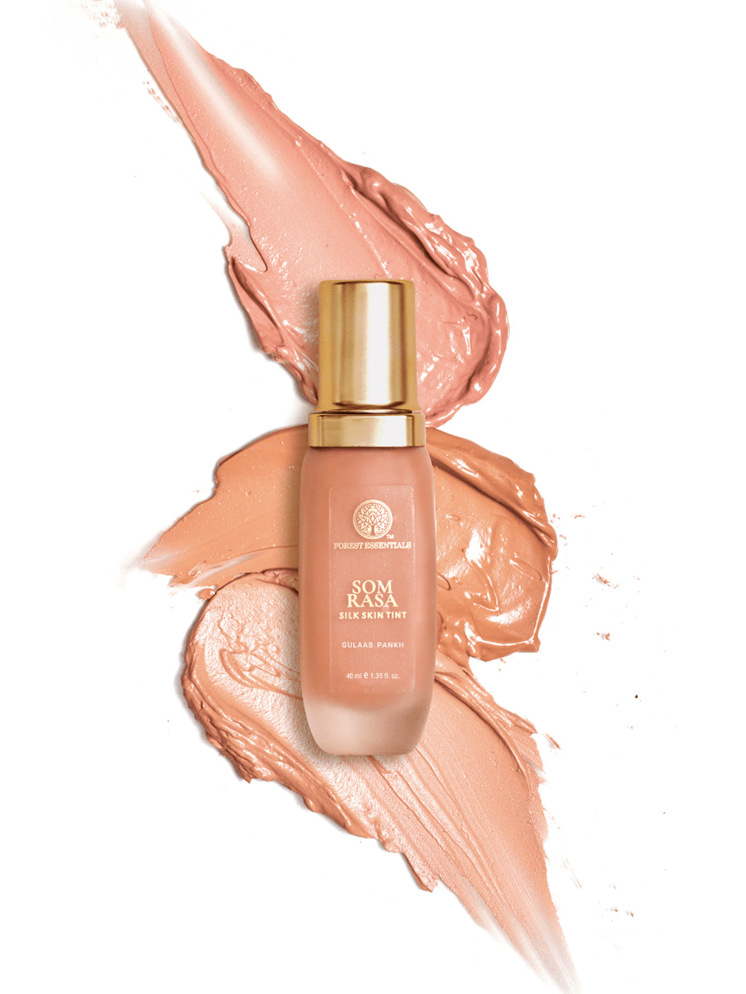 Buy Forest Essentials Som Rasa Silk Skin Tint Foundation 40ml Gulaab