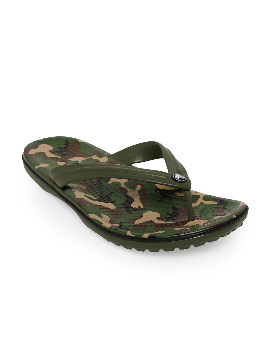 olive green fuzzy crocs