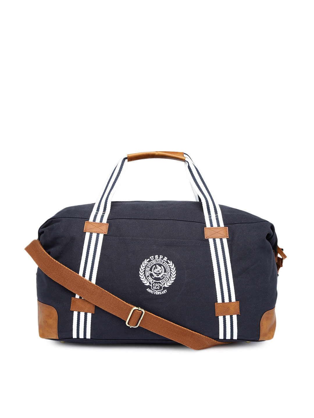 Buy U.S. Polo Assn. Unisex Navy Dufffel Bag Duffel Bag for Unisex