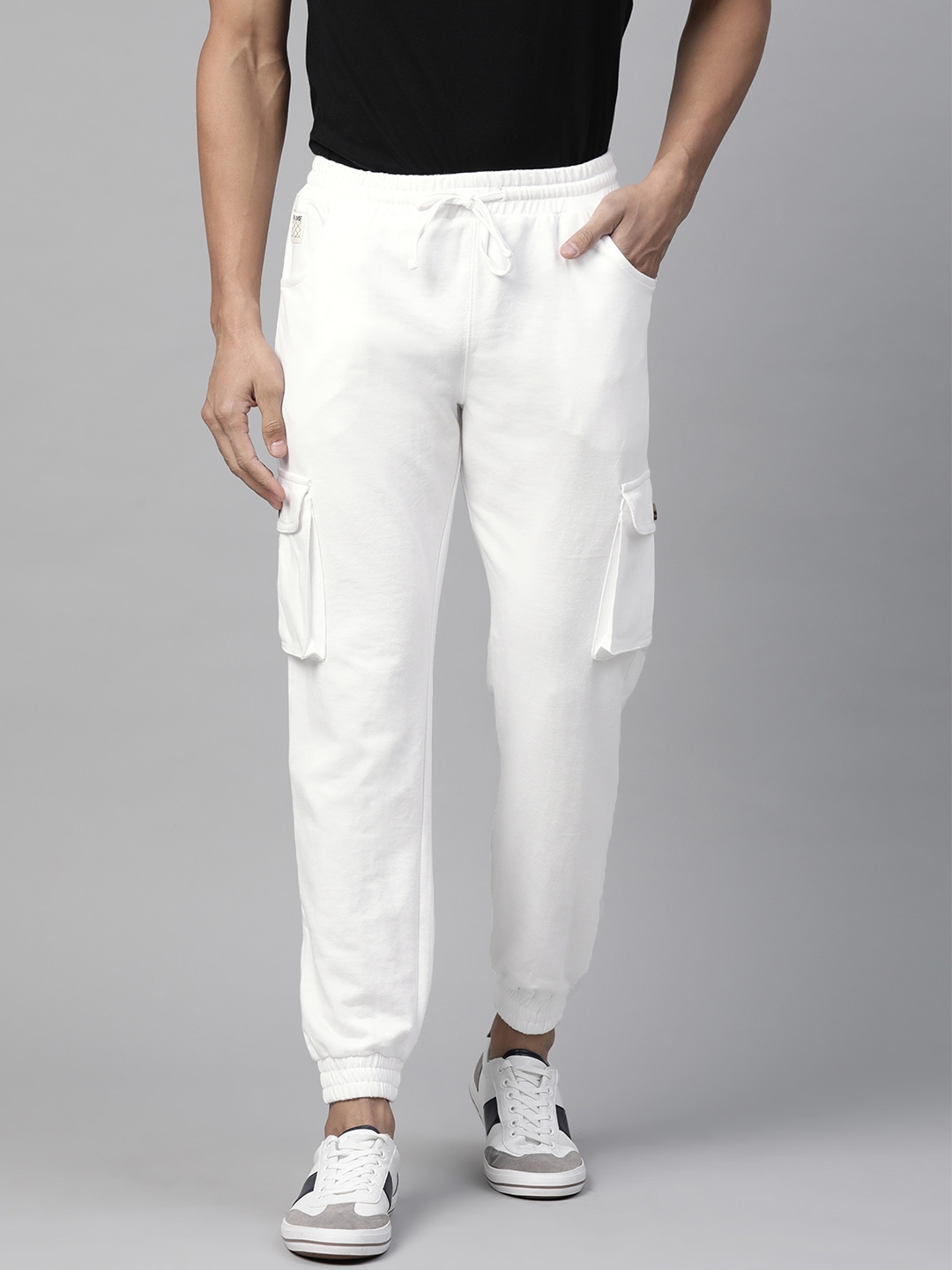 solid cargo joggers