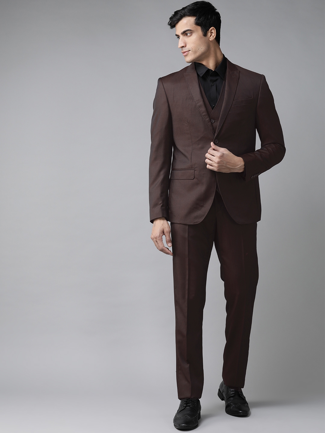 blackberry three piece suit
