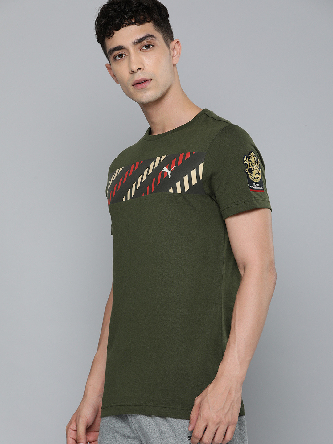 puma t shirts rcb