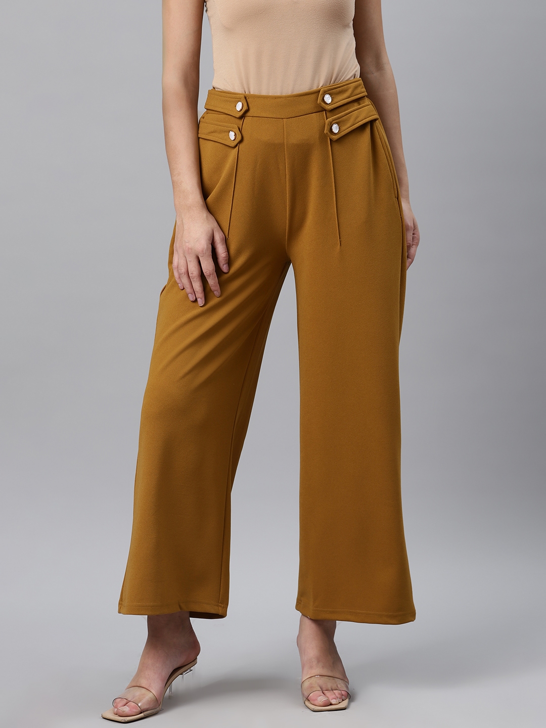 mustard yellow pants plus size