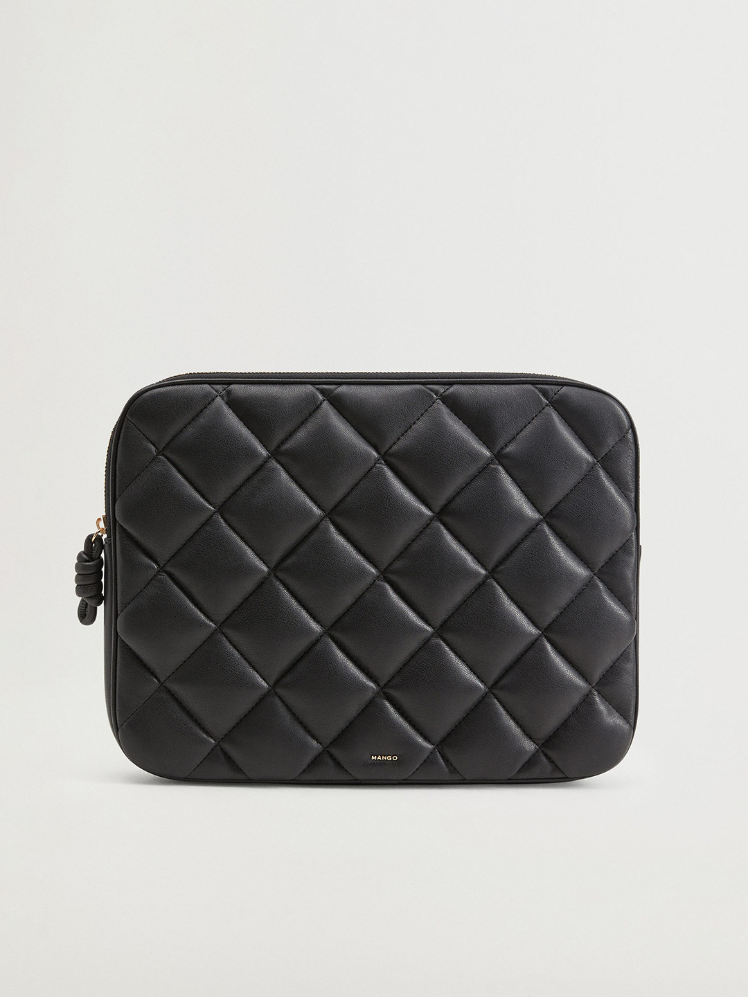 Buy MANGO Women Black Quilted Laptop Sleeve Laptop Bag for Women