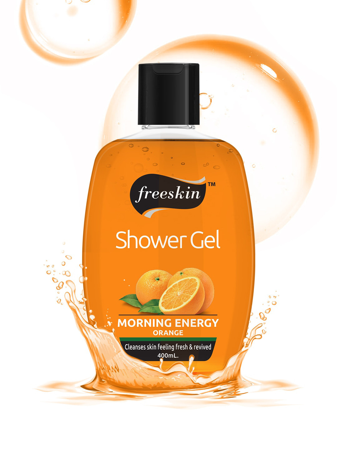 Buy Freeskin Unisex Orange Shower Gel 400 Ml Body Wash And Shower Gel