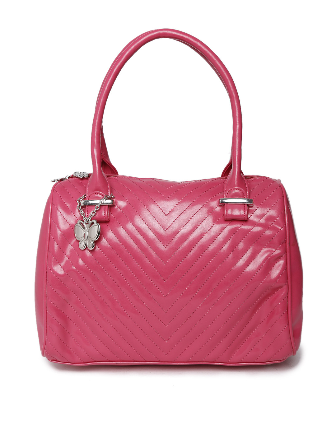 Buy Butterflies Pink Quilted Shoulder Bag Handbags for Women 1403678