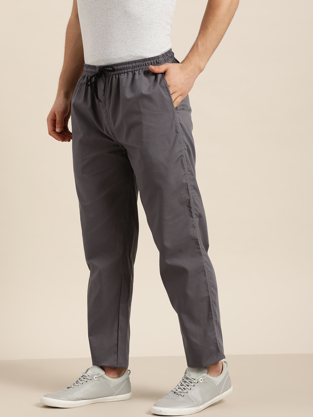 solid track pants