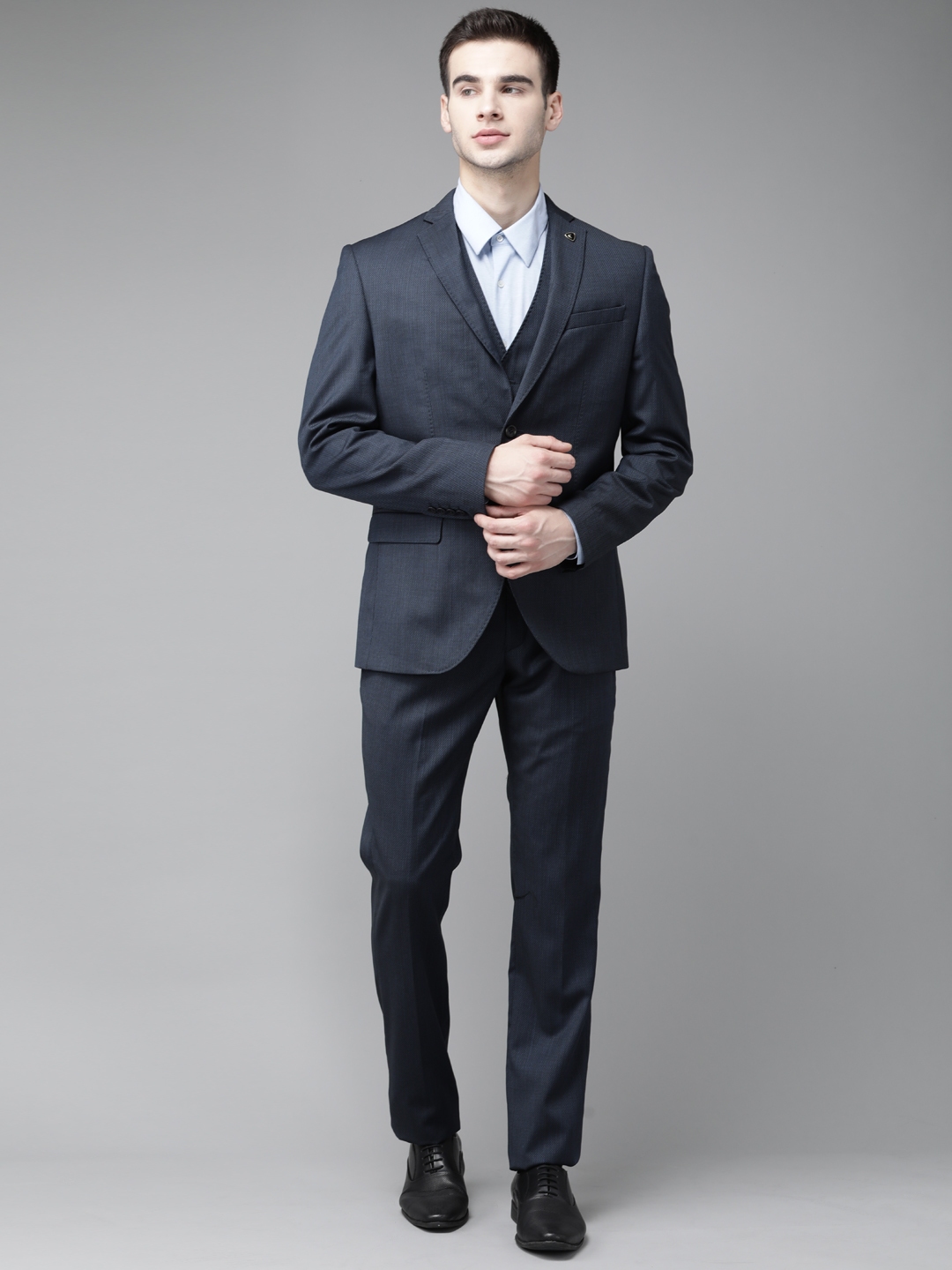 blackberry three piece suit