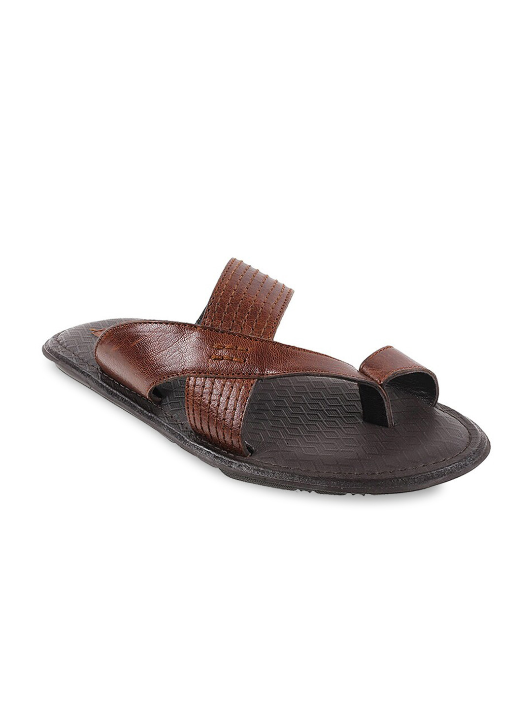 Buy Metro Men Tan Brown Comfort Sandals - Sandals for Men 14058306 | Myntra