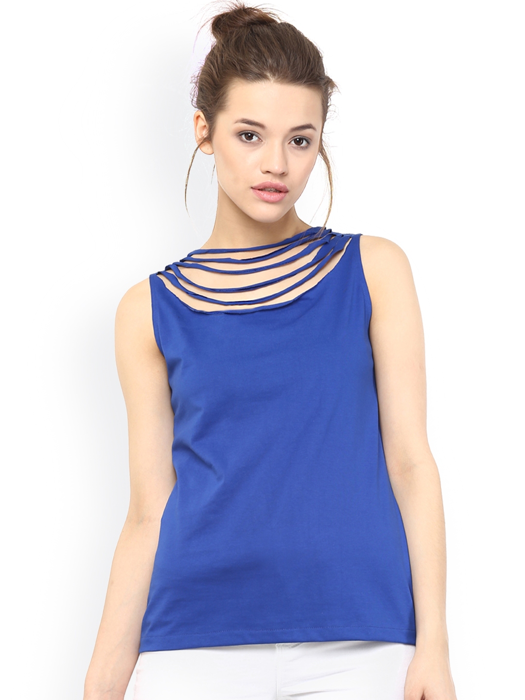 Buy Miss Chase Blue Top - Tops for Women 1406105 | Myntra