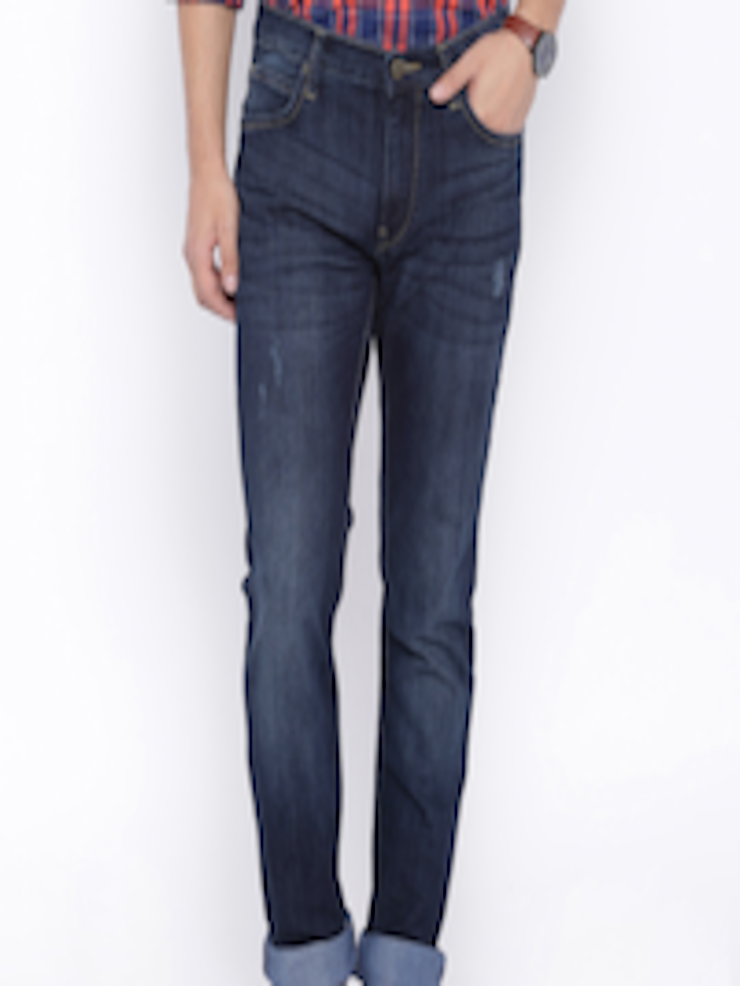 Buy Lee Navy Bruce Skinny Fit Jeans - Jeans for Men 1406852 | Myntra