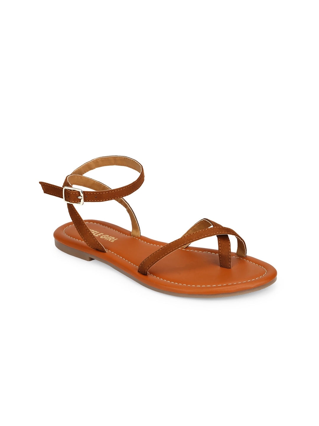 open toe flats myntra