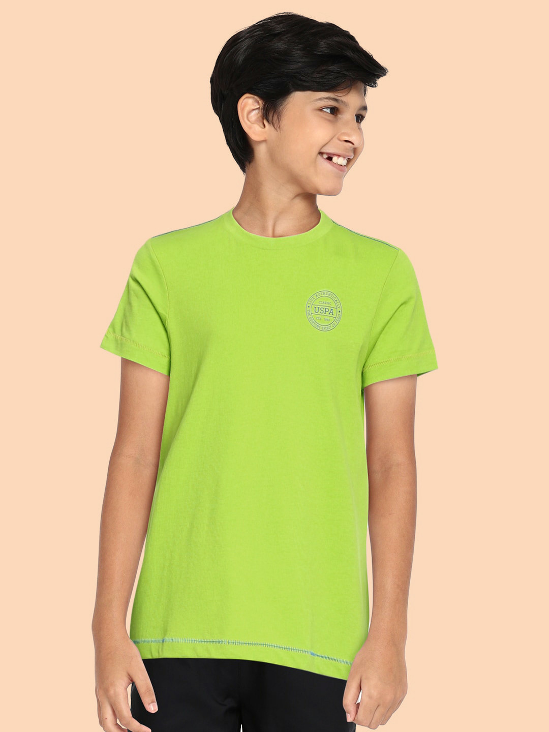 Boys lime green polo Clearance