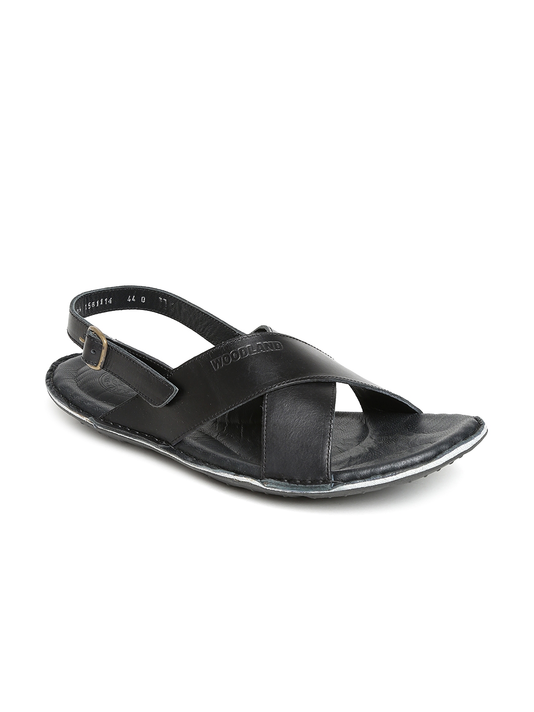 woodland black sandals online