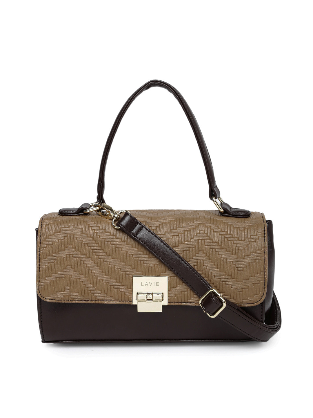 Buy Lavie Brown Archi Satchel Handbags for Women 1408658 Myntra