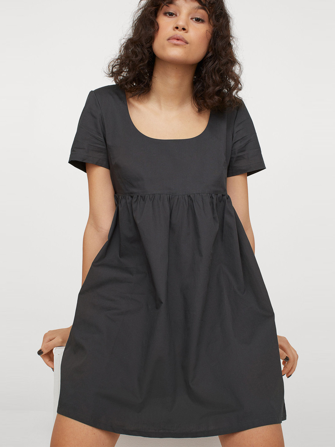 Buy H&M Women Grey Short Dress - Dresses for Women 14095140 | Myntra