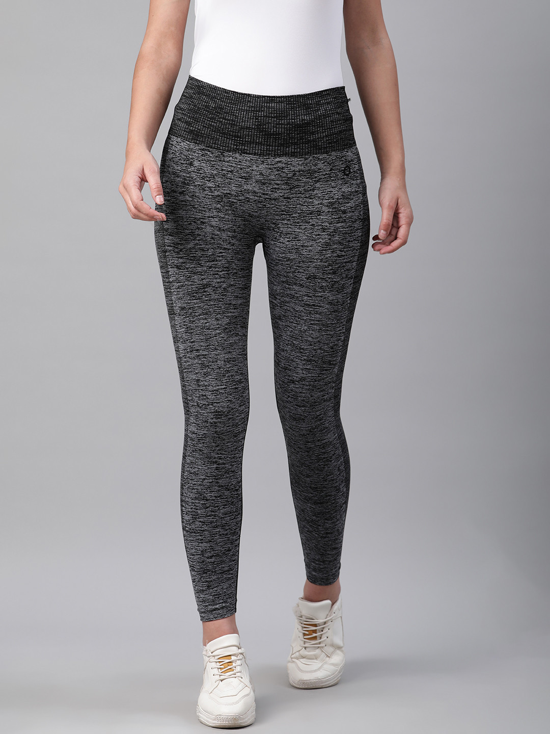 Buy Marks & Spencer Women Black & Grey Self Design Tights Tights for Women 14096430 Myntra