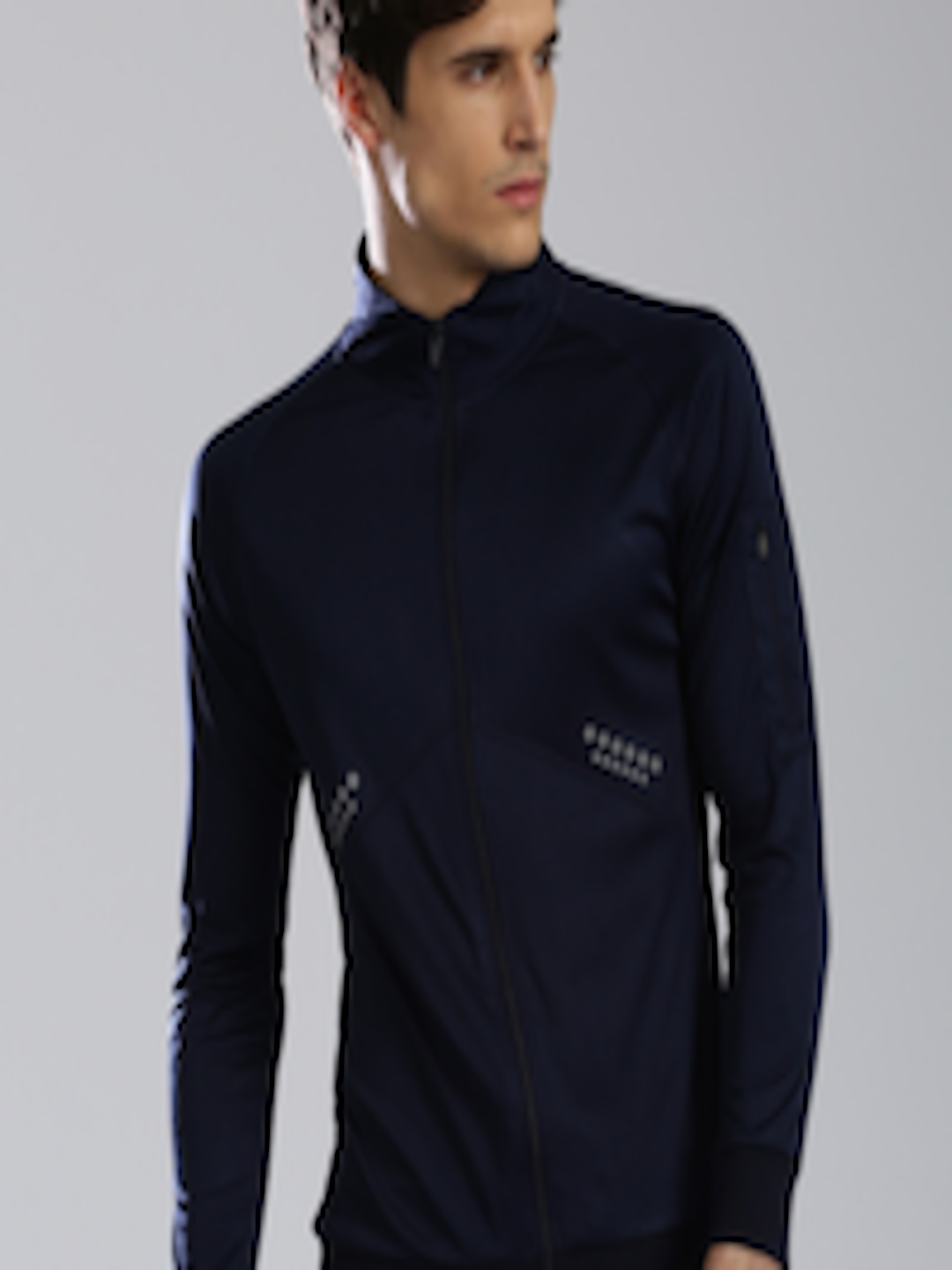 Buy HRX By Hrithik Roshan Men Navy Blue Jacket - Jackets for Men ...