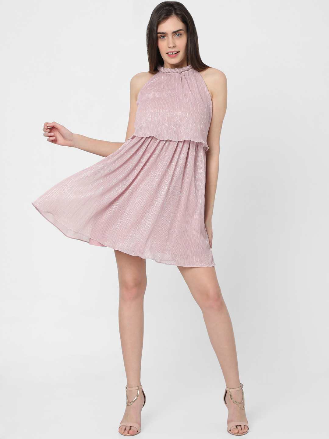 Buy Vero Moda Pink A Line Dress Dresses for Women 14111300 Myntra