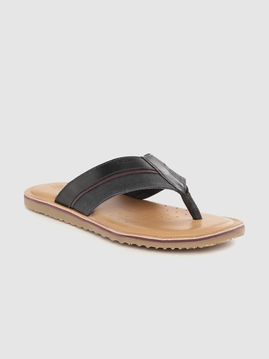 Buy Geox Men Black Comfort Sandals - Sandals for Men 14114932 | Myntra