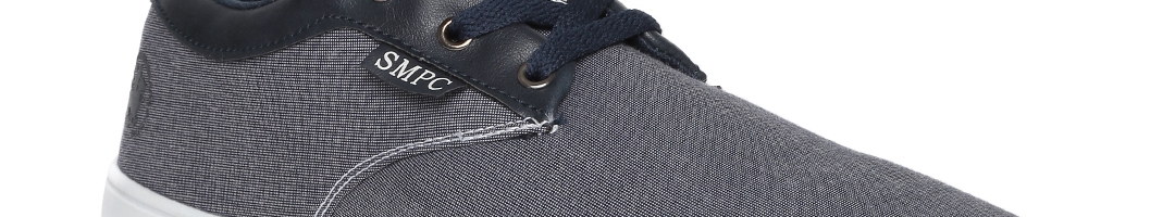 Buy Santa Monica Men Grey Solid Regular Sneakers - Casual Shoes for Men ...