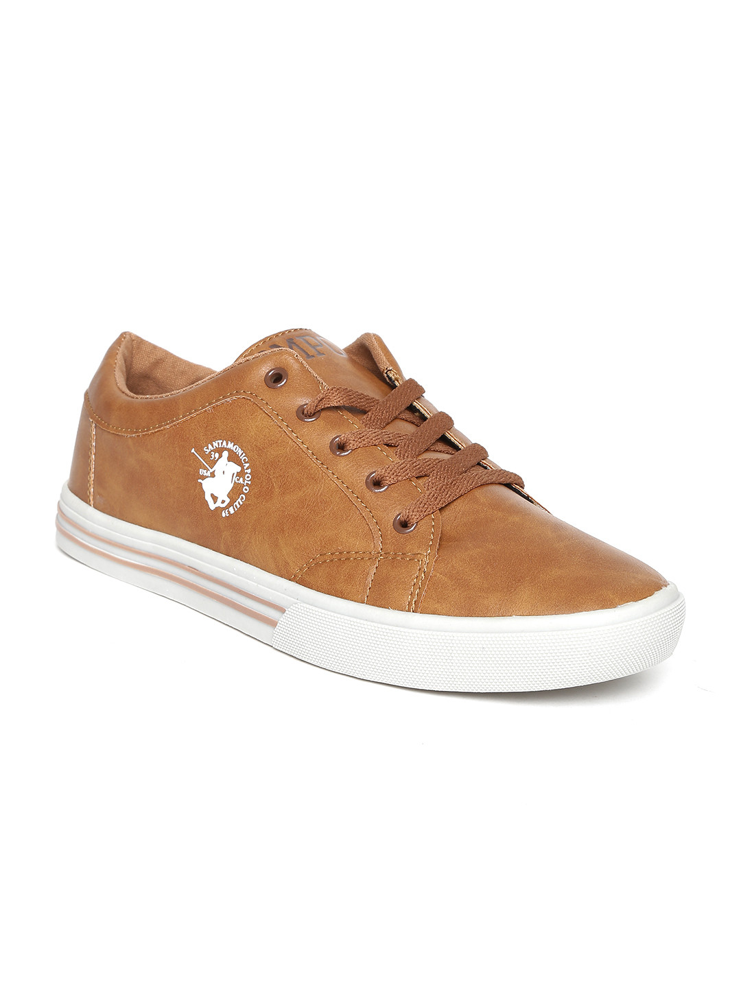 Buy Santa Monica Men Brown Sneakers Casual Shoes For Men 1411516 Myntra