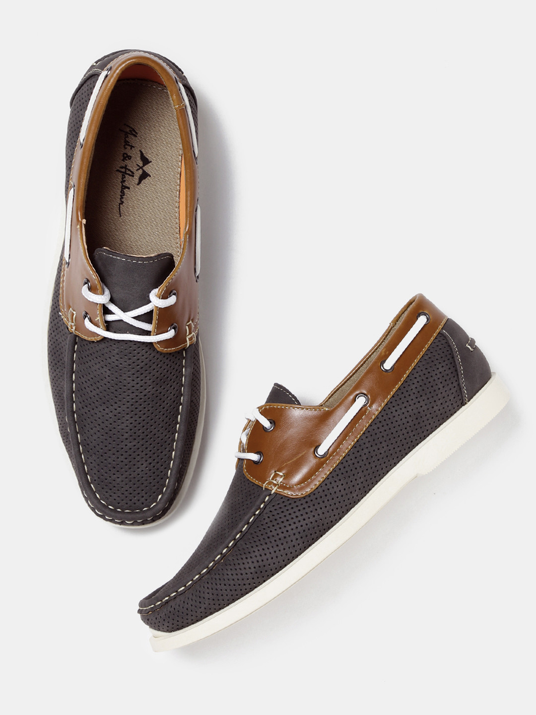 Buy Mast & Harbour Men Brown Boat Shoes Casual Shoes for Men 1411716