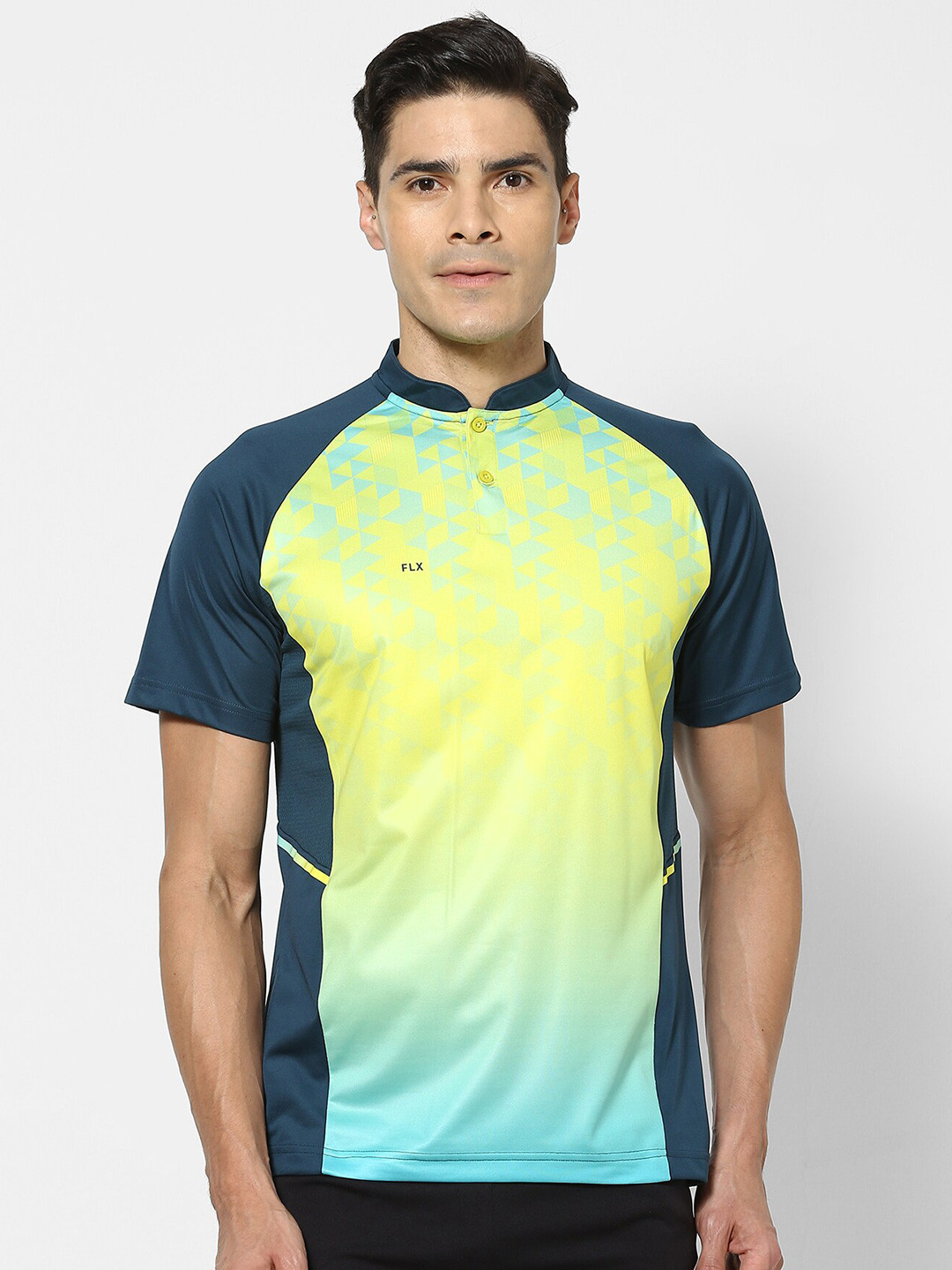 Buy FLX By Decathlon Men Multicoloured Printed Round Neck T Shirt - Tshirts for Men 14134134 
