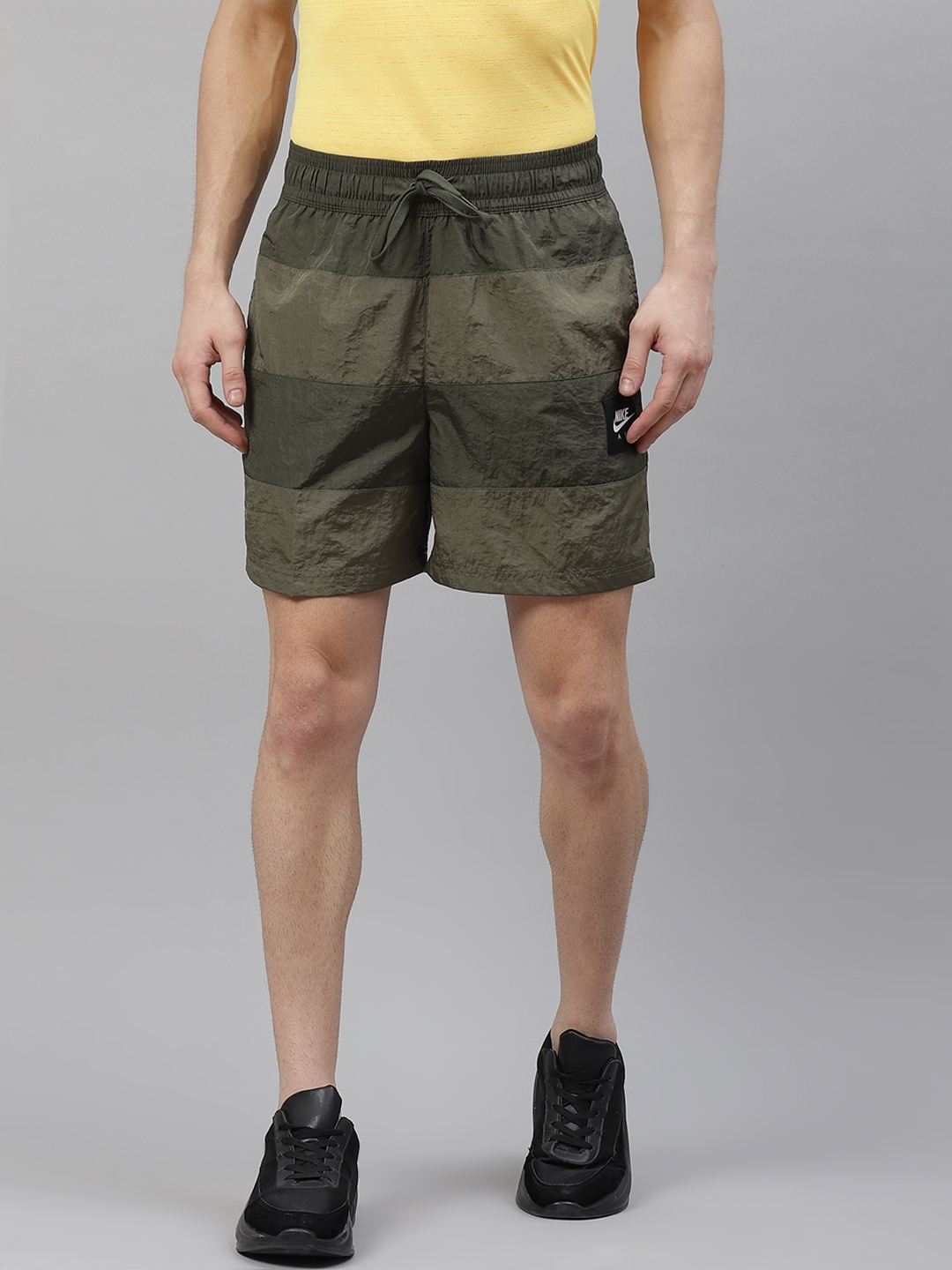 olive nike woven shorts