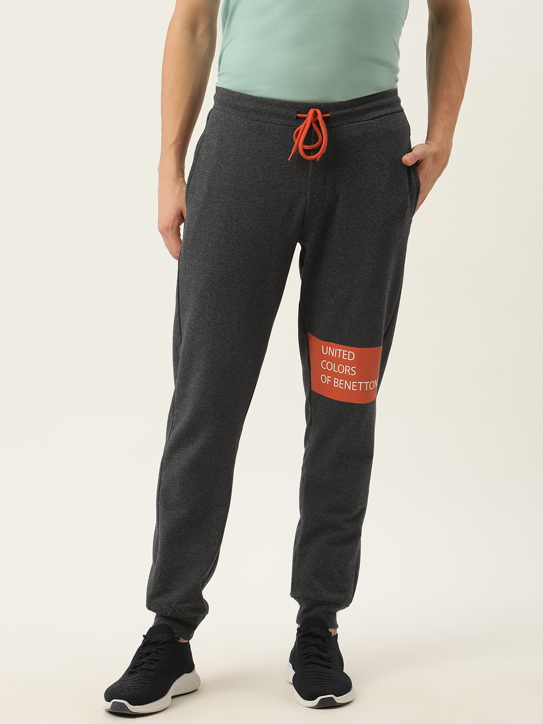 benetton track pants