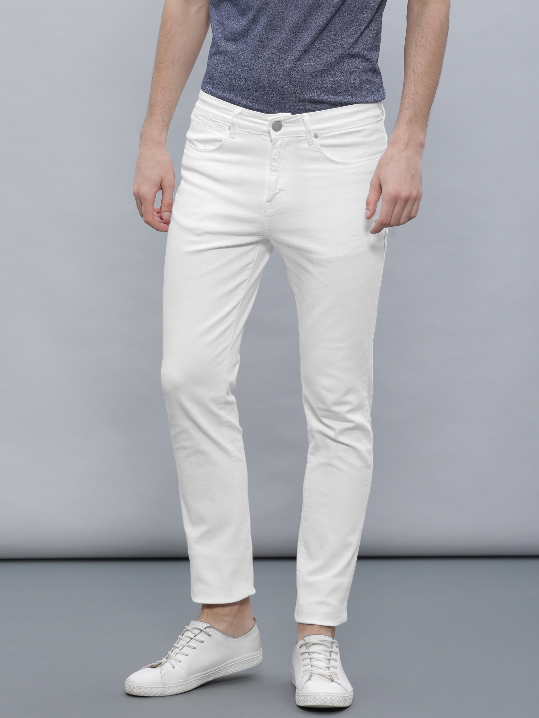 Buy Ether Men White Slim Fit Jeans - Jeans for Men 1414791 | Myntra