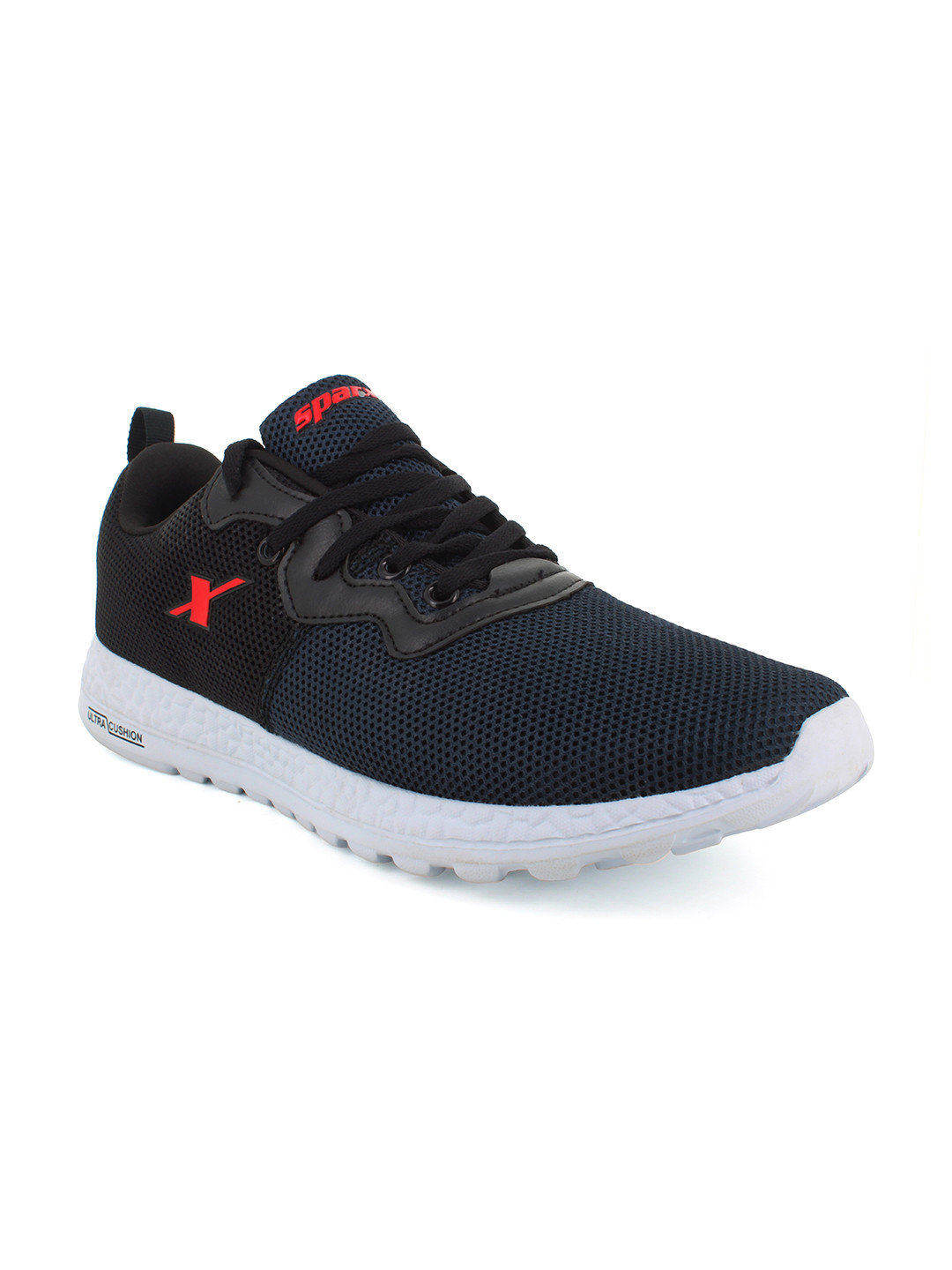 sparx men's navy blue and white running shoes