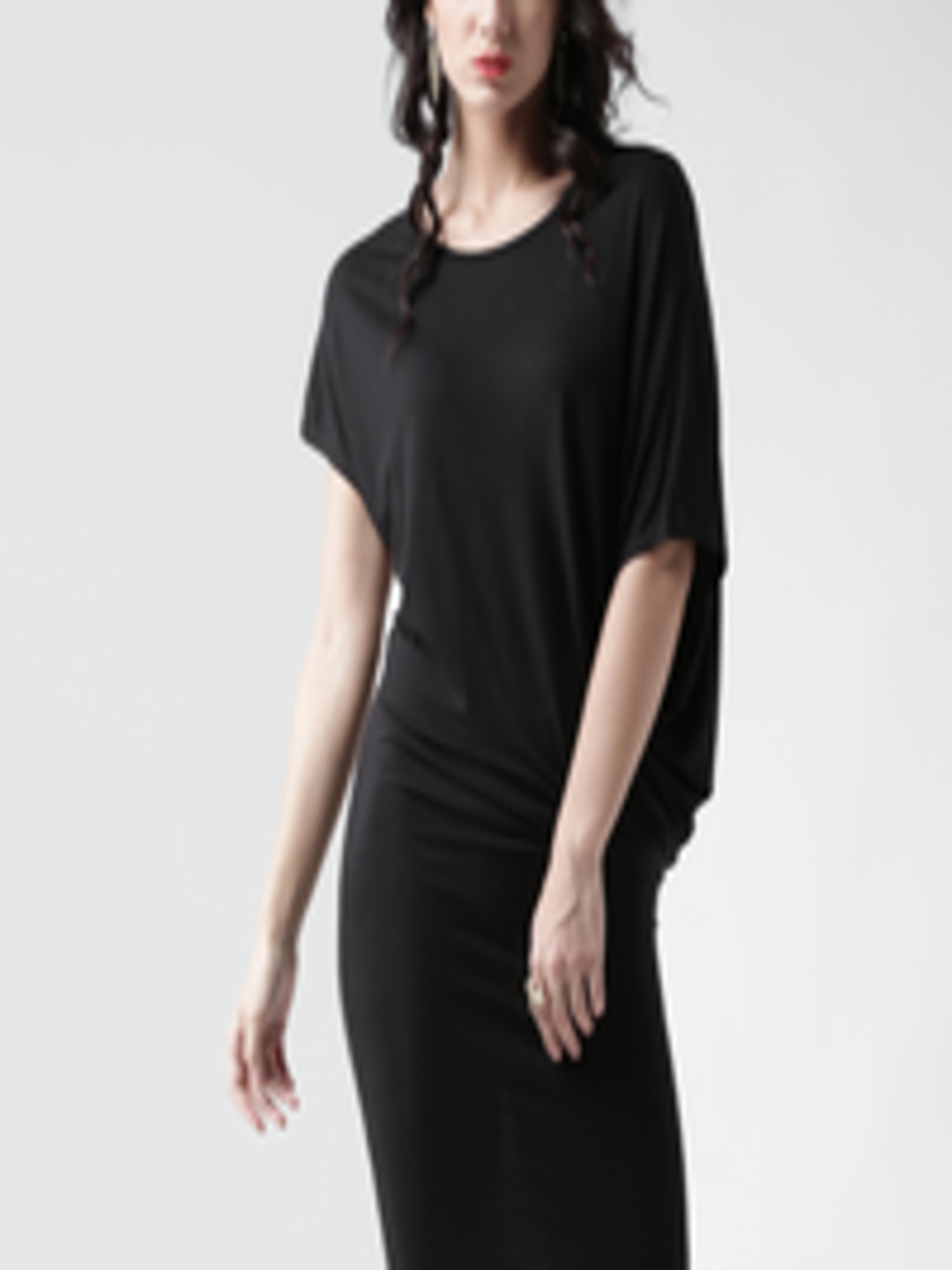 Buy Boohoo Black Tailored Dress - Dresses for Women 1415127 | Myntra