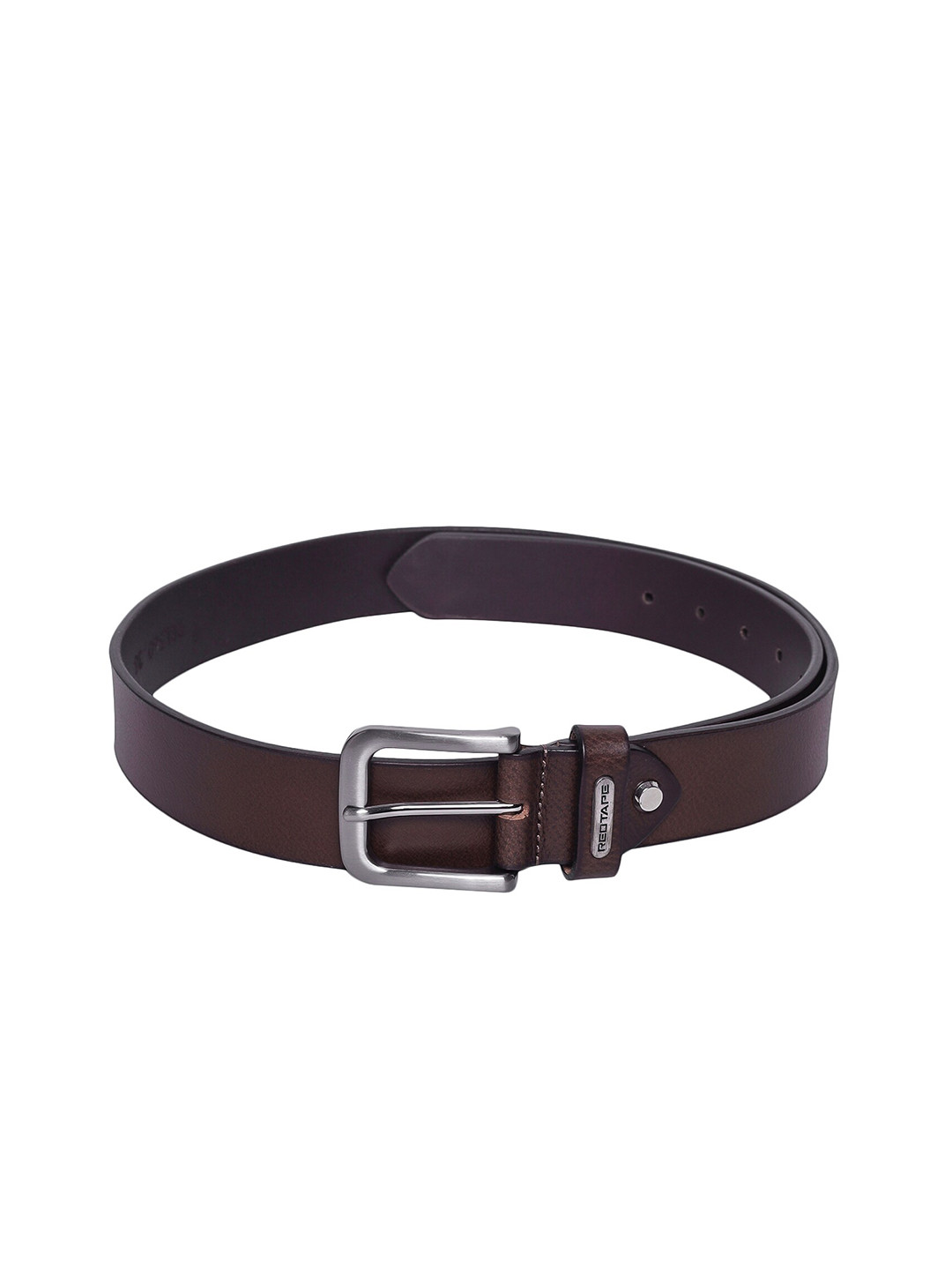 Buy Red Tape Men Brown Leather Textured Belt Belts for Men 14158990