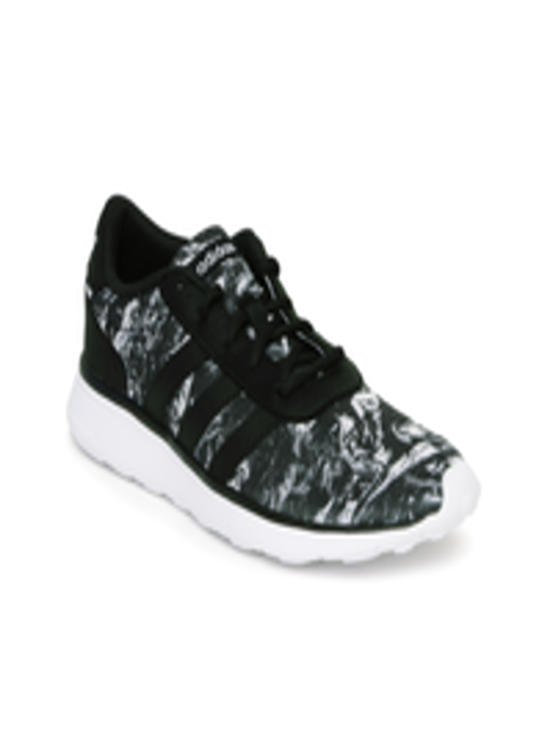 Buy ADIDAS NEO Women Black Printed Lite Racer Sneakers - Casual Shoes ...