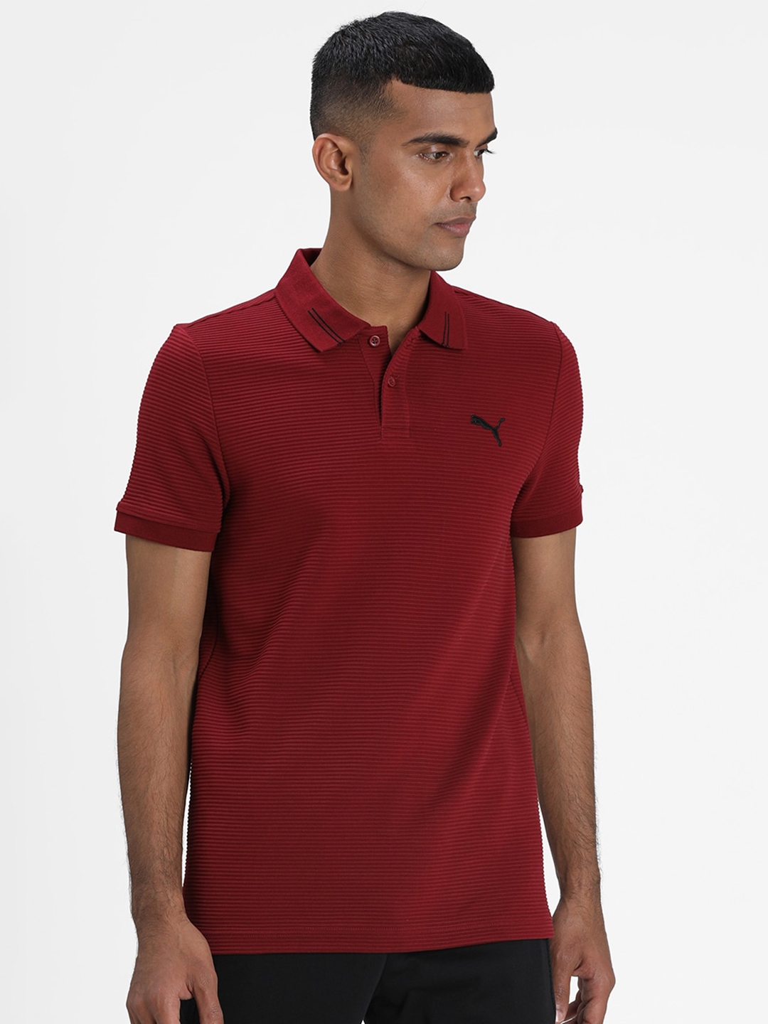 puma maroon t shirt