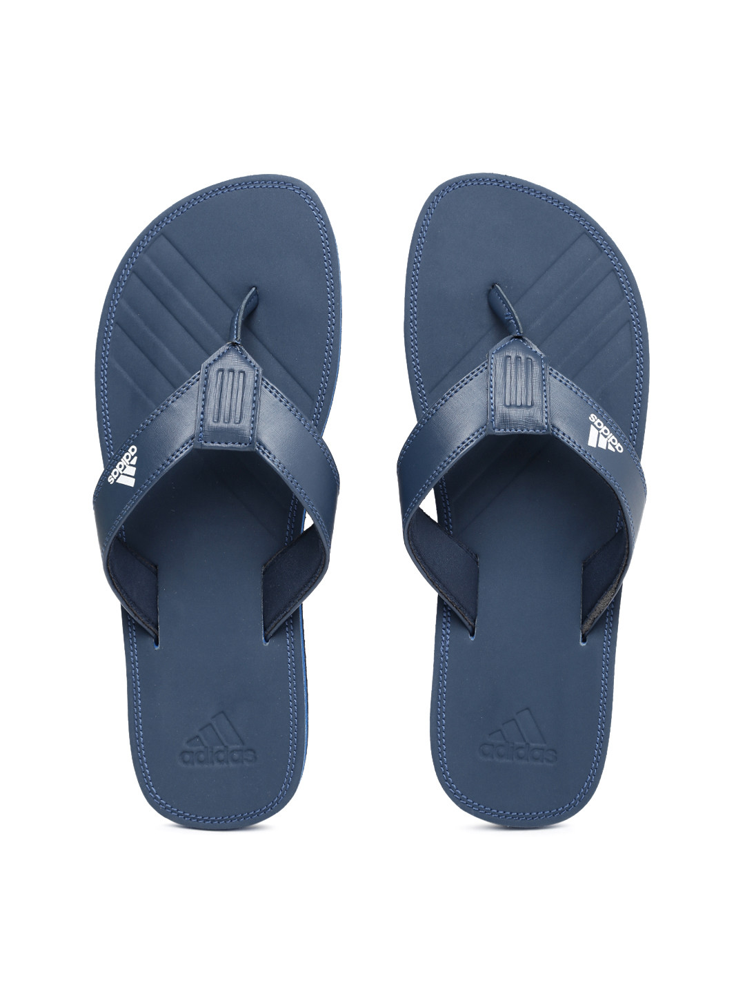 adidas brizo 3.0 blue leather flip flops