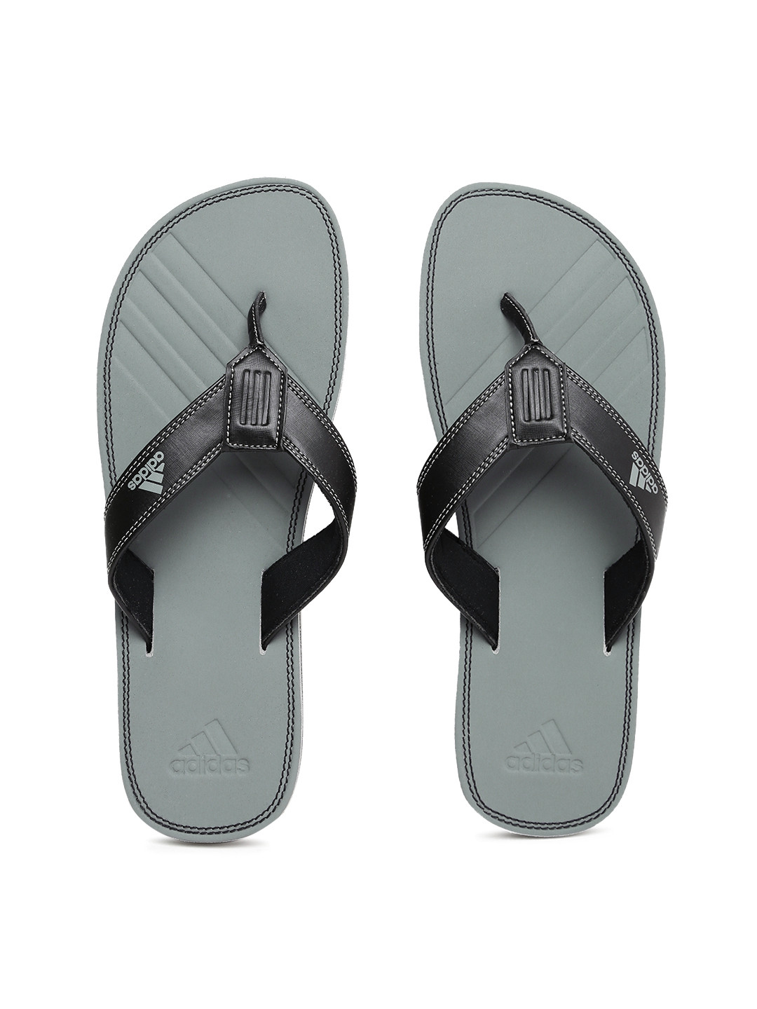 adidas brizo 3.0 blue leather flip flops