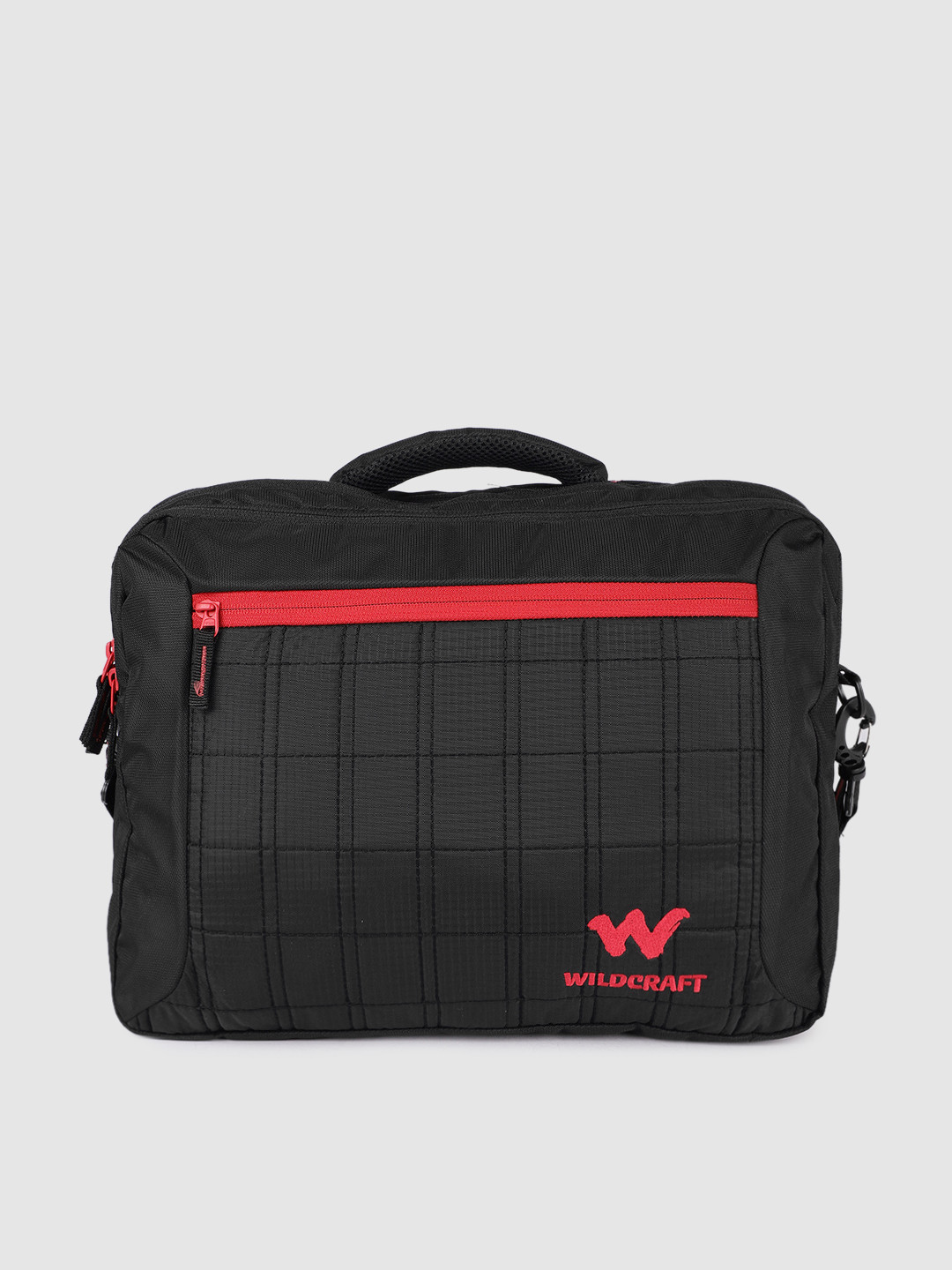 Buy Wildcraft Men Black Textured Messenger Bag Messenger Bag for Men 1417103 Myntra