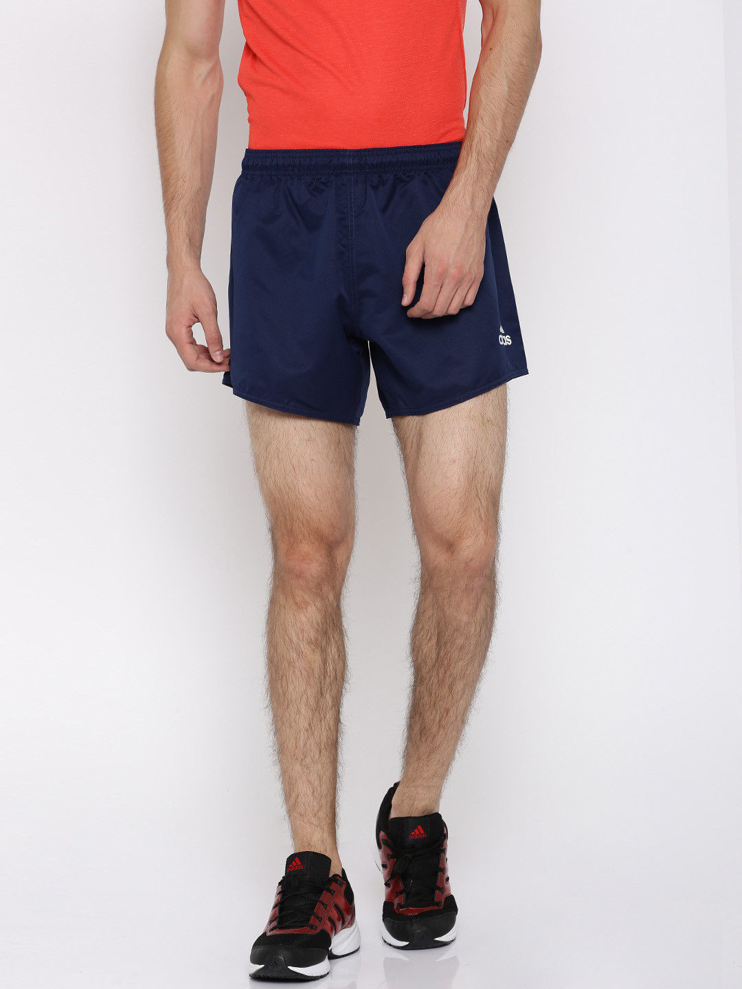 Buy ADIDAS Men Navy Blue Solid Regular Fit Sports Shorts Shorts for