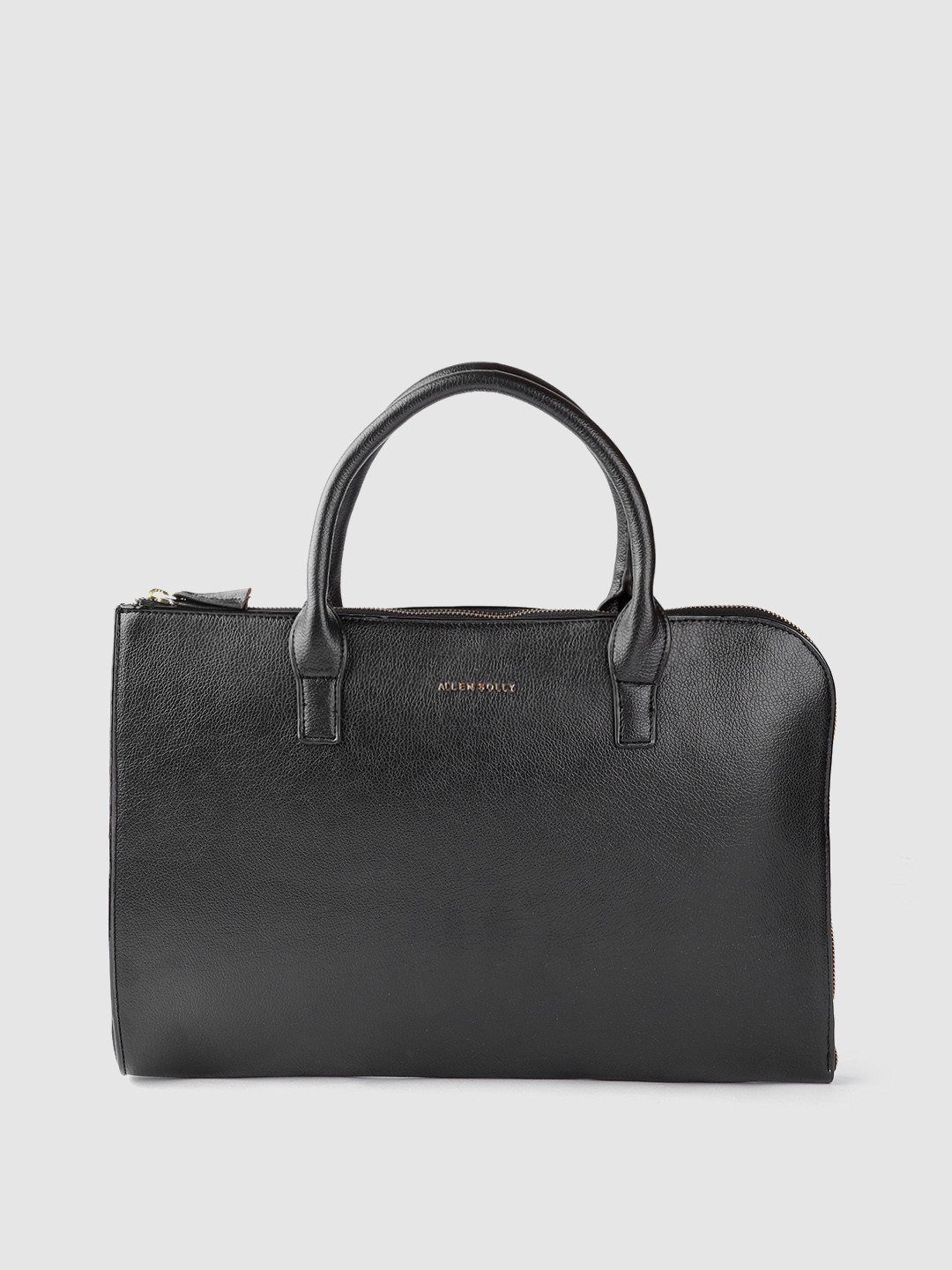 Buy Allen Solly Women Black Solid 16 Inch Laptop Bag Laptop Bag for