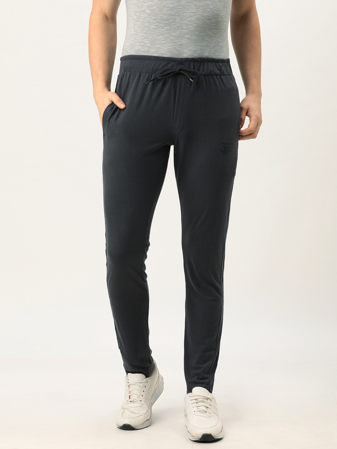 bonds grey track pants