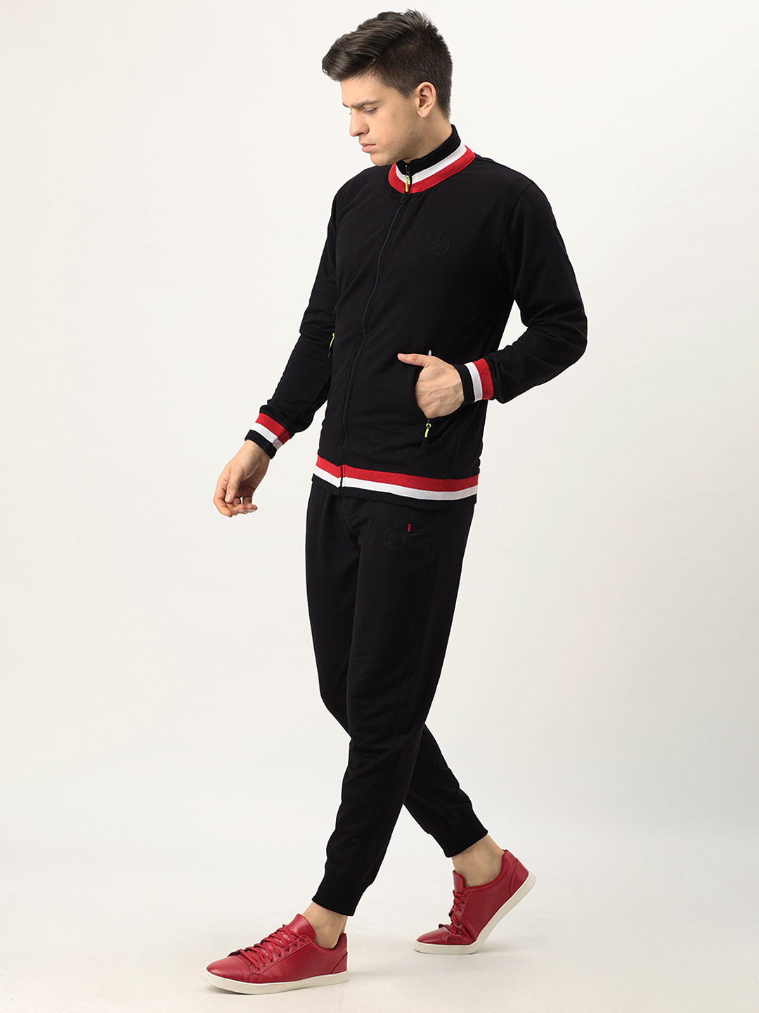 Buy Sports52 Wear Men Black Solid Tracksuit Tracksuits for Men