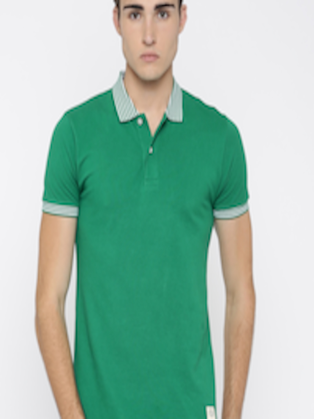 Buy United Colors Of Benetton Green Polo Pure Cotton T Shirt - Tshirts ...